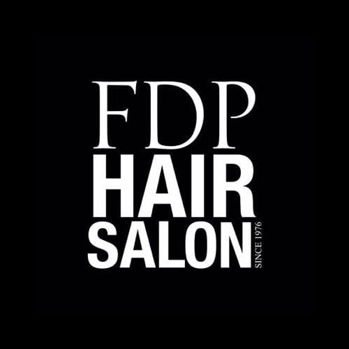 A logo of FDP Hair Salon, one of Edgeworks Solutions EQuipPOS Beauty POS System customer