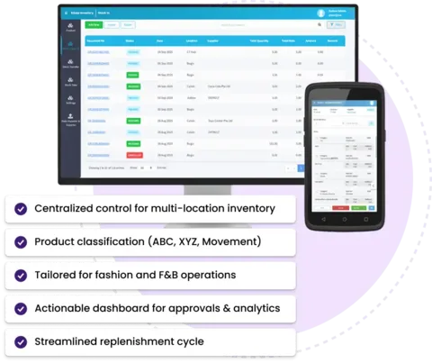 Inventory system singapore pda screenshot desktop