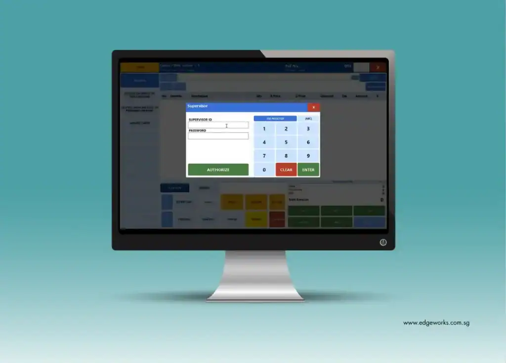 POS security feature showing role-based access control